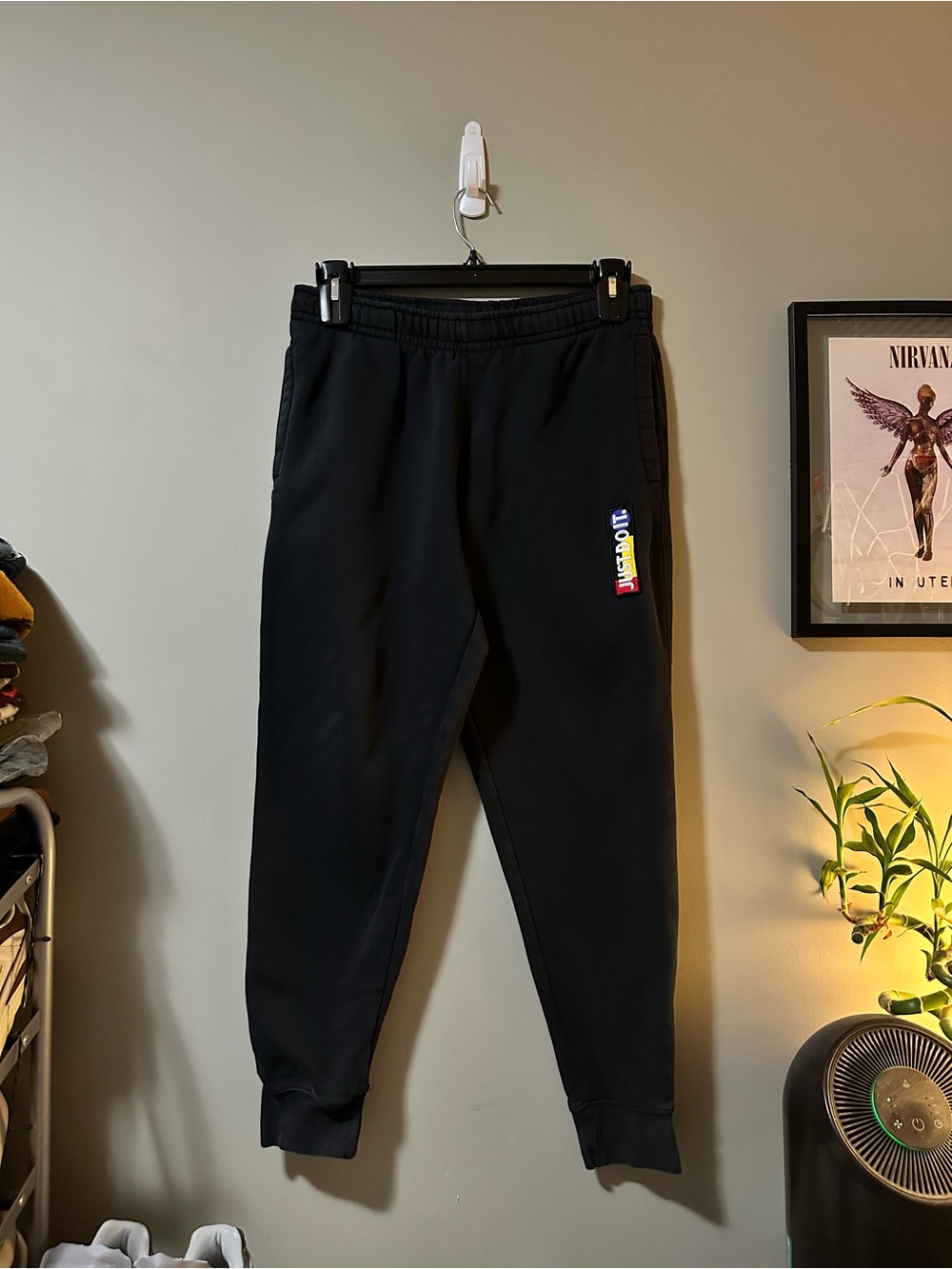 Nike Sweatpants with Rainbow Swoosh